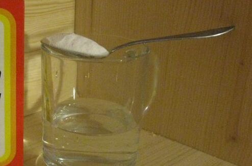 bakpoeder van binnen om een ​​lid te vergroten